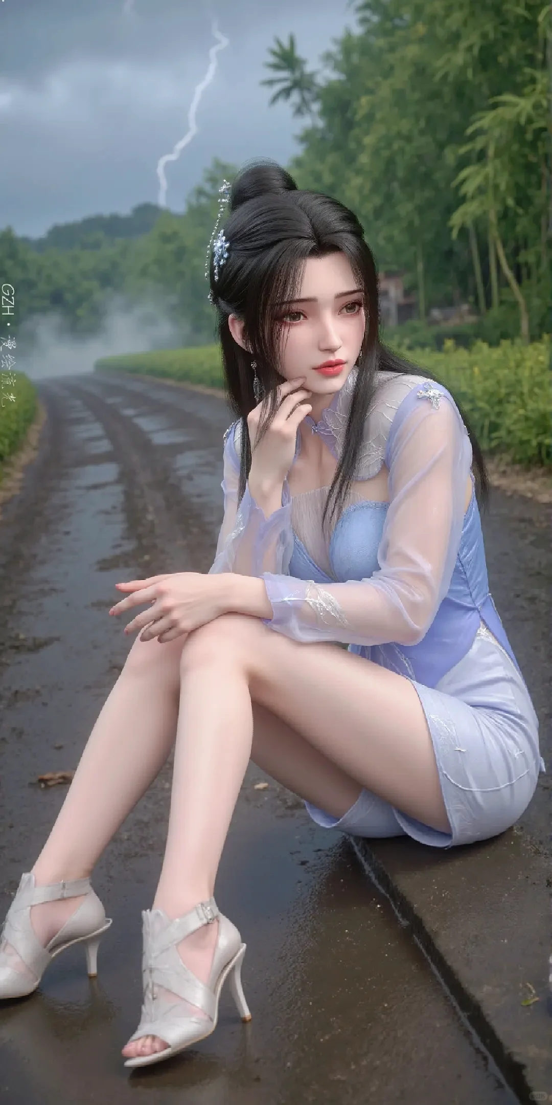 散落尘心❤️谁来把伤心的婉儿扶起来