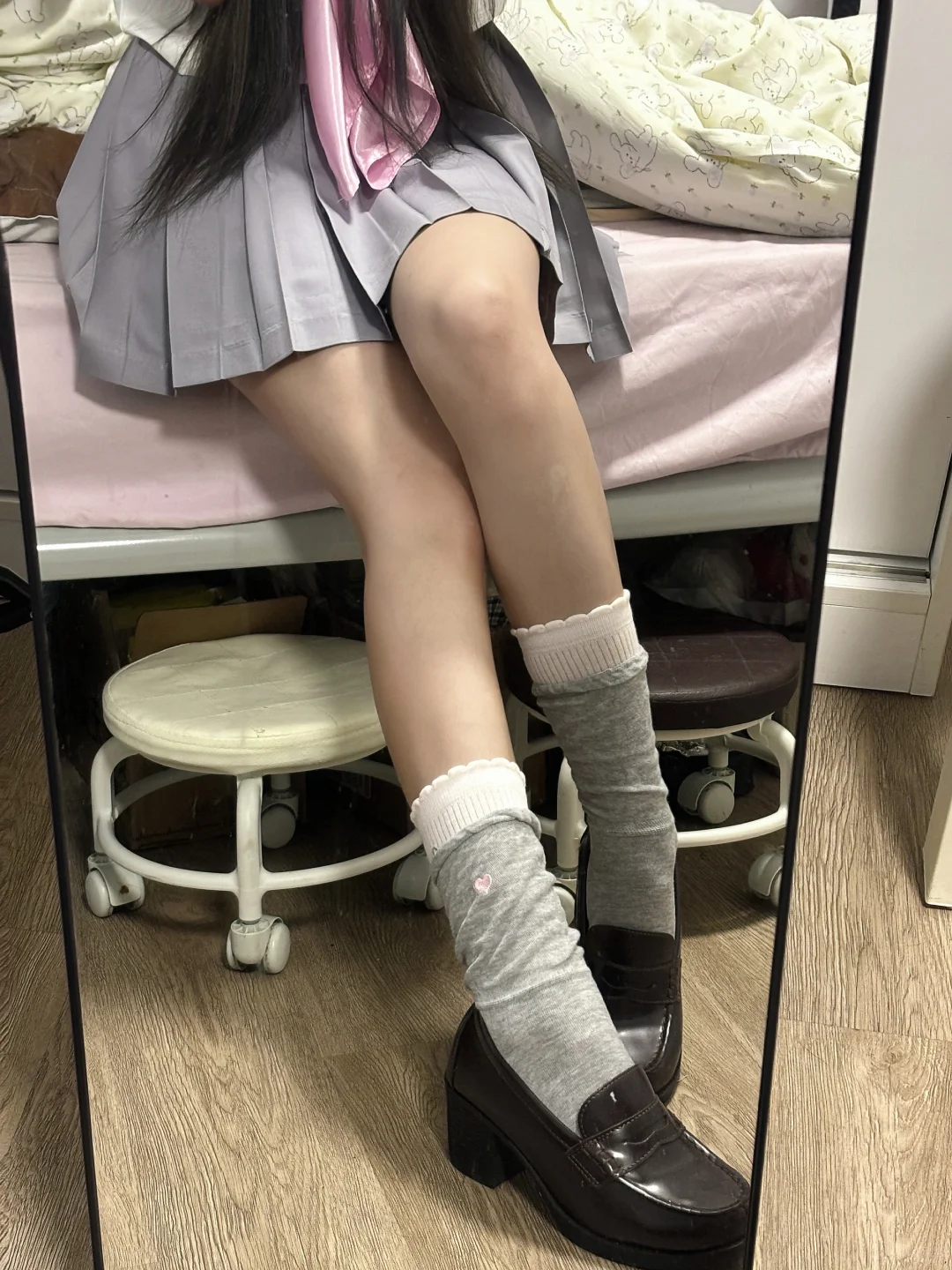 深色系的jk袜子分享/过膝袜/中筒袜/小腿袜