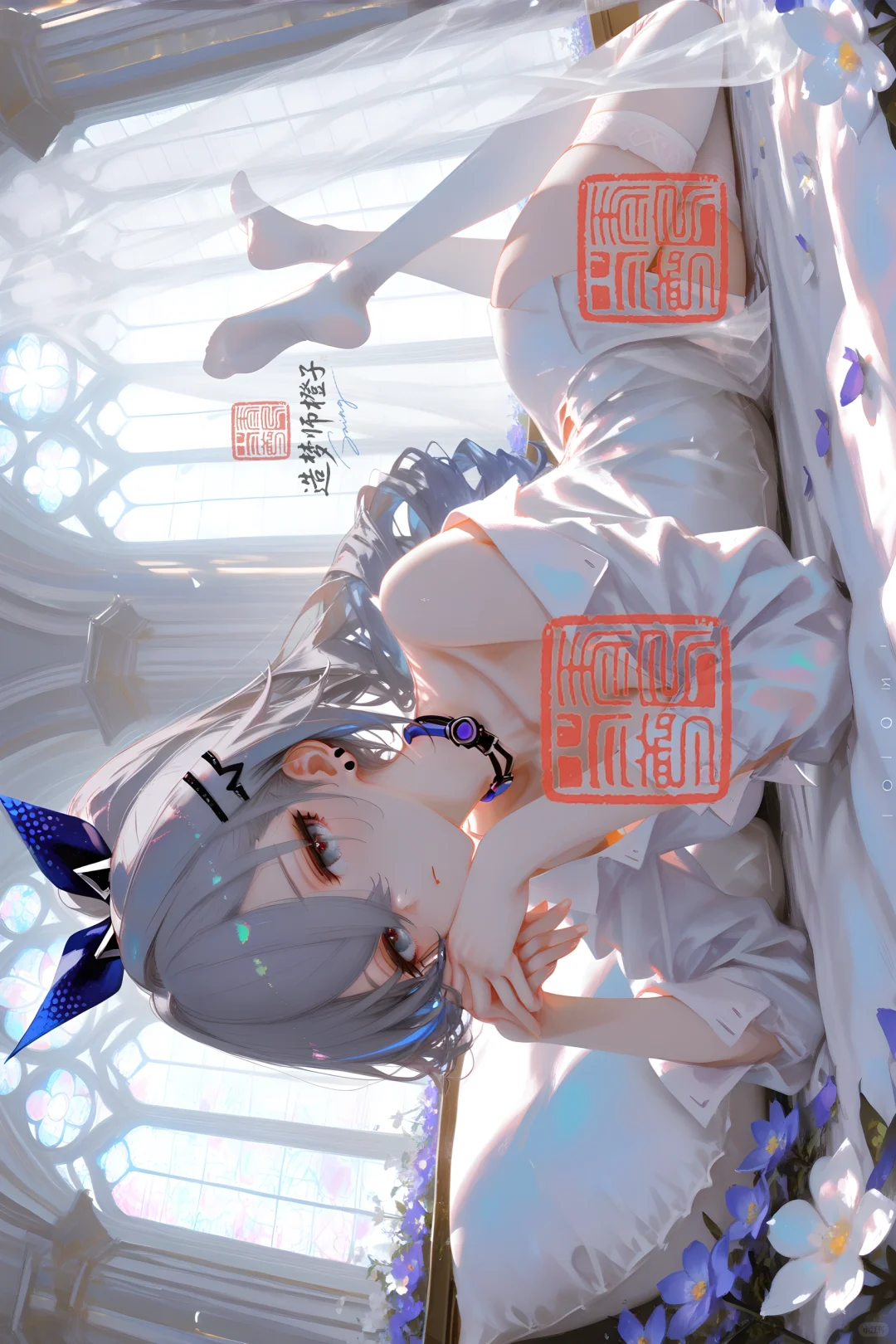 “崩铁教堂梦境✨六位女神床榻壁纸