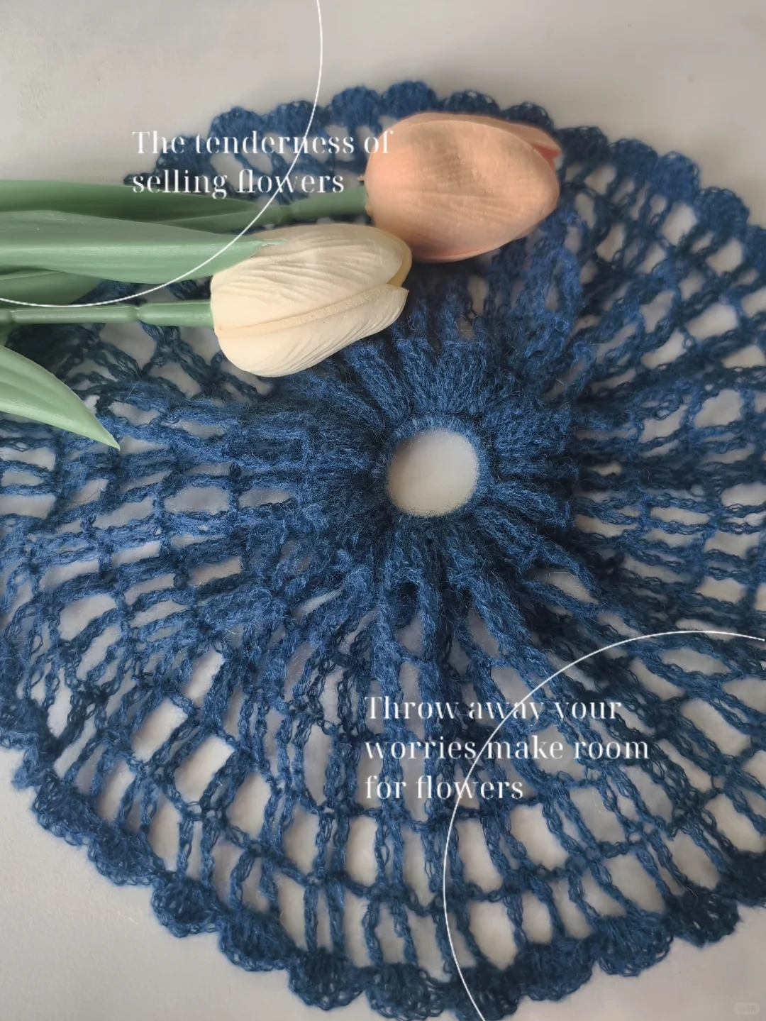 属于冬天的蕾丝发圈❄