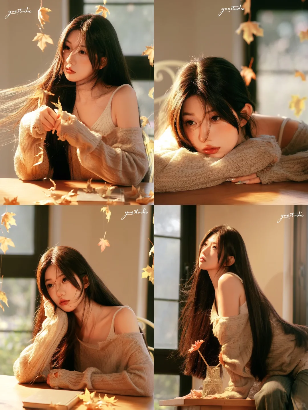 适合i人拍的秋日氛围感少女写真🍁