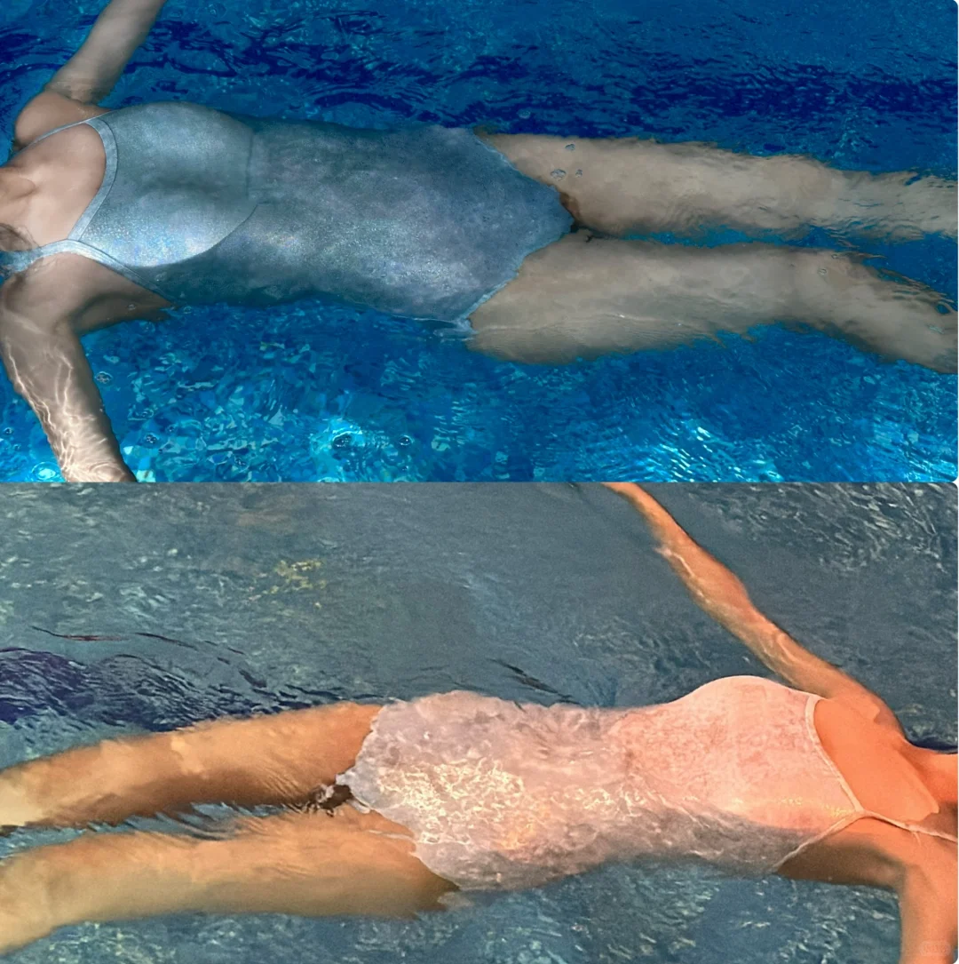 女孩子们都去学游泳🏊‍♀️因为你会发现身材