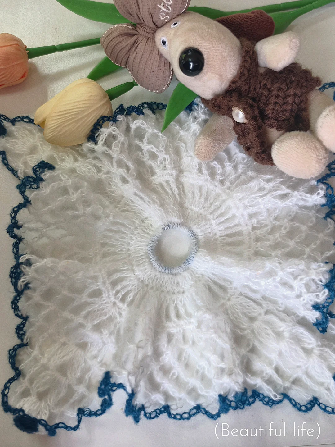 属于冬天的蕾丝发圈❄