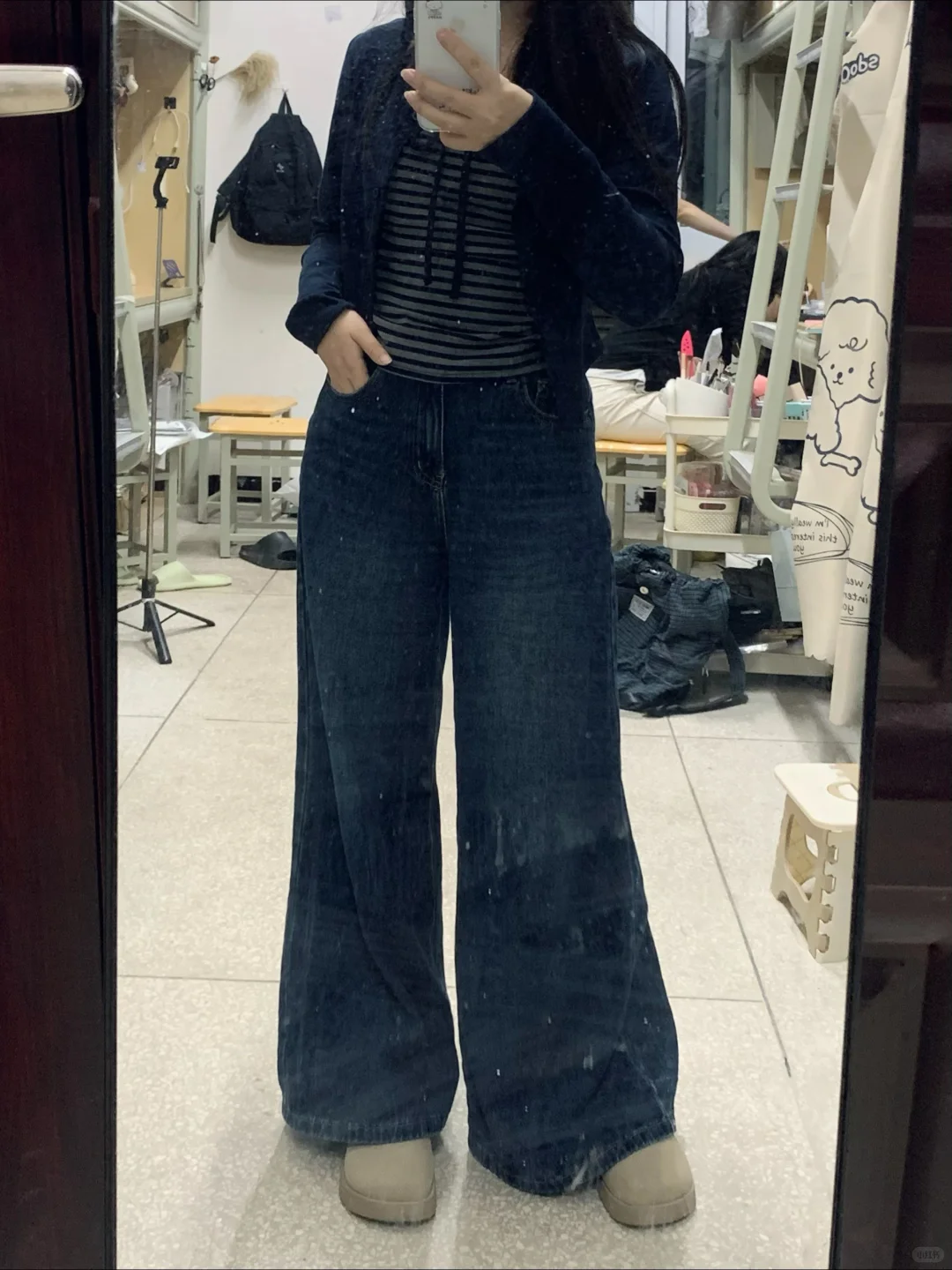 OOTD|女大学生早八简单穿搭