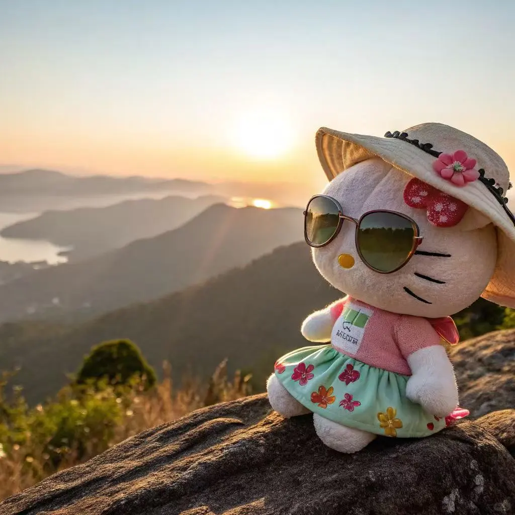分享一些hello kitty看日出的头像🌄🔥
