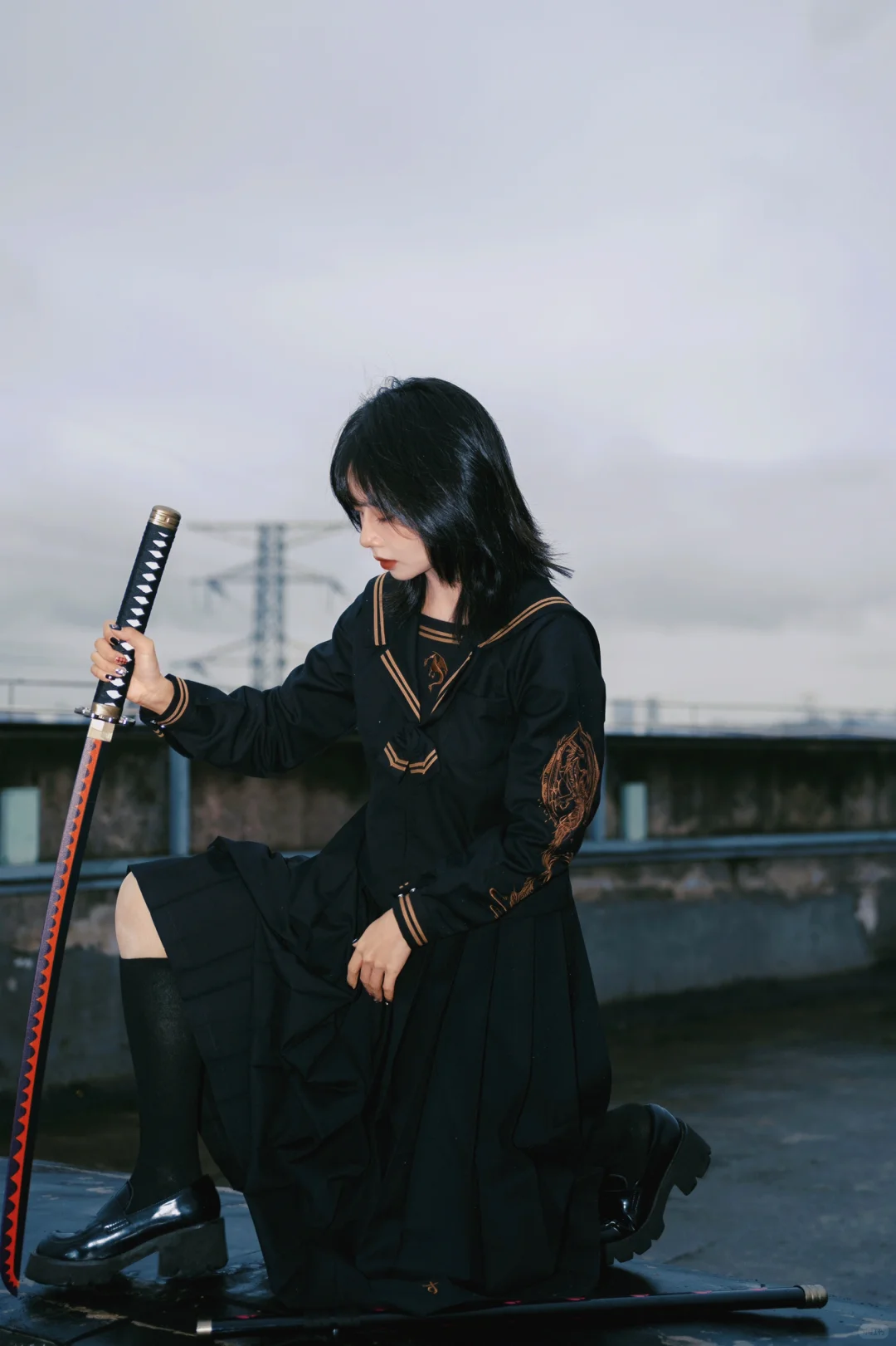 不良jk少女约你天台见「滅」📷