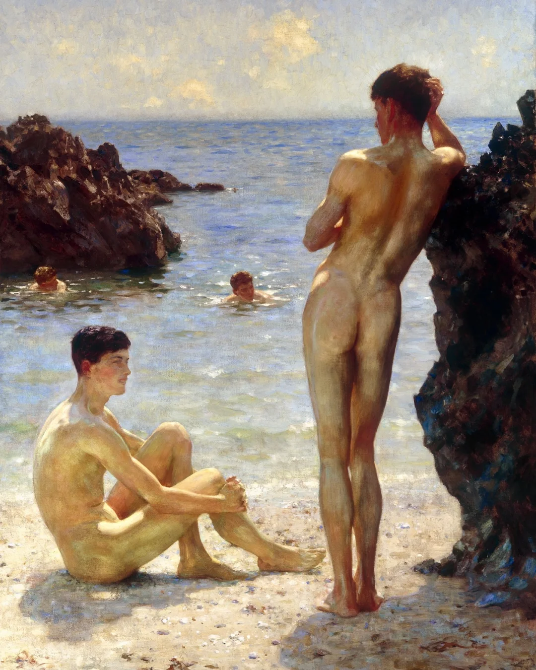 西方人体画的正确姿势《太阳的爱人》1923