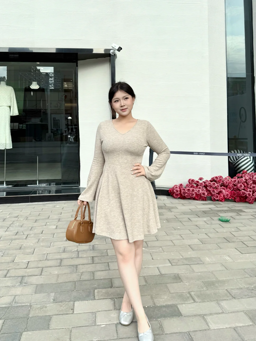 162/68kg 这件连衣裙也太纯欲了！🏷️