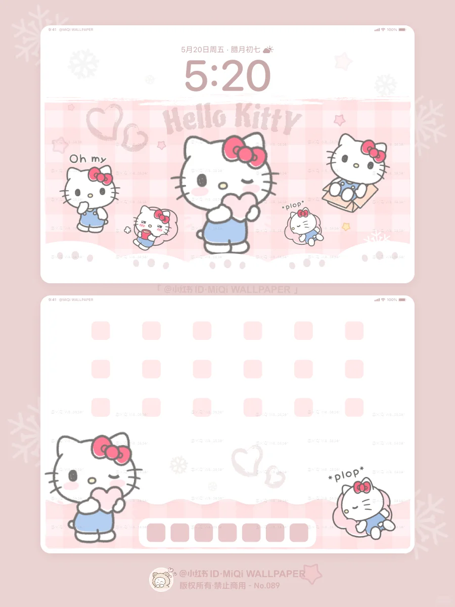 89|HelloKitty凯蒂猫|平板壁纸