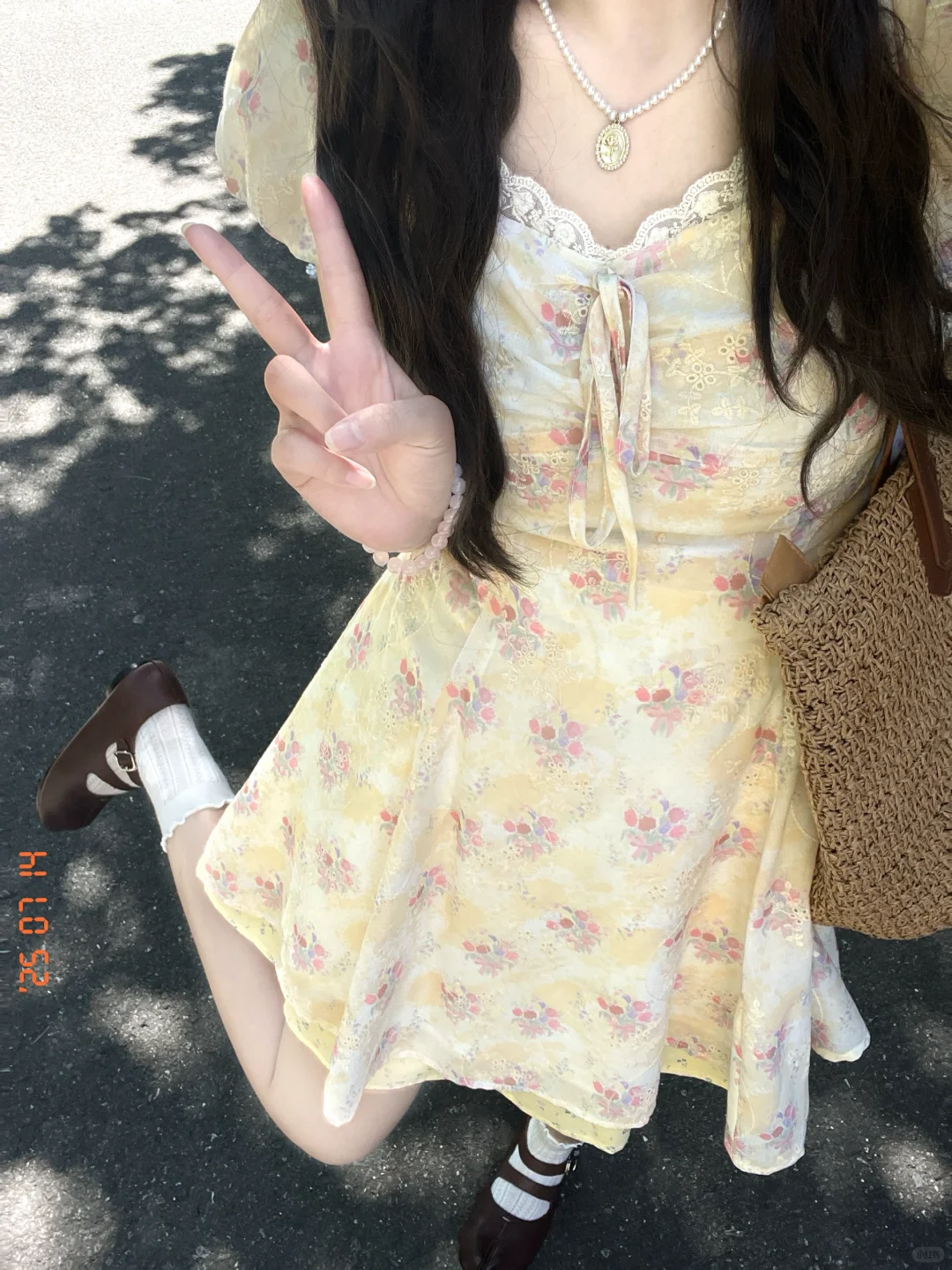 胶片🎞️夏日黄碎花裙裙好清新好温柔啊🌼