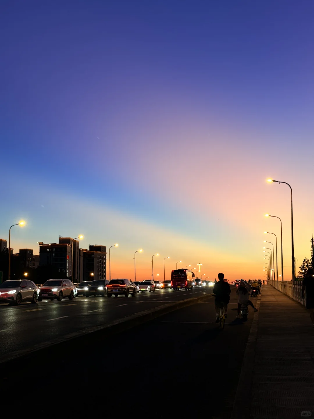 live📍上海彩虹色晚霞✨梦幻暮光之城!!