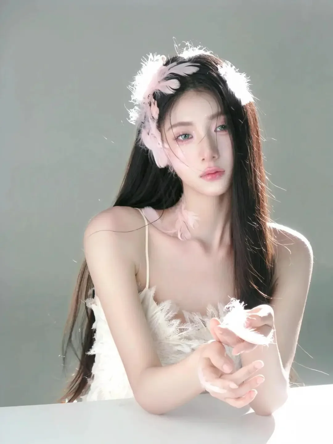 羽毛纯欲肖像写真✨美神降临|临沂