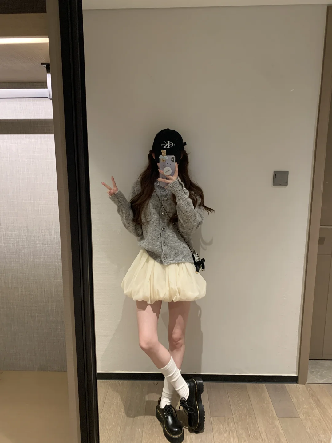 一期灰色miu系穿搭～