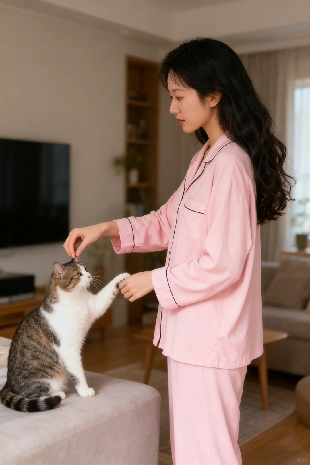 她真的好漂亮啊!