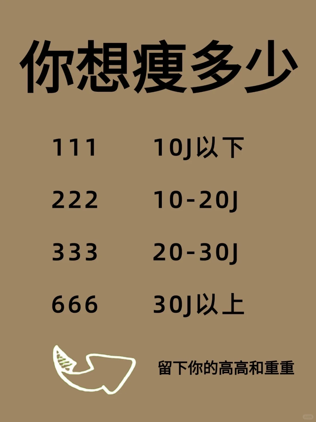 痩了40J才敢说的大实话🔥