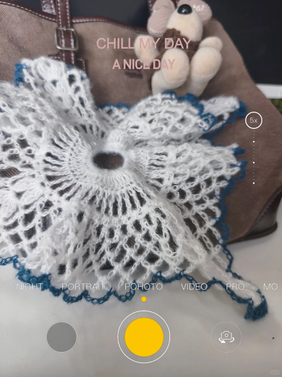 属于冬天的蕾丝发圈❄