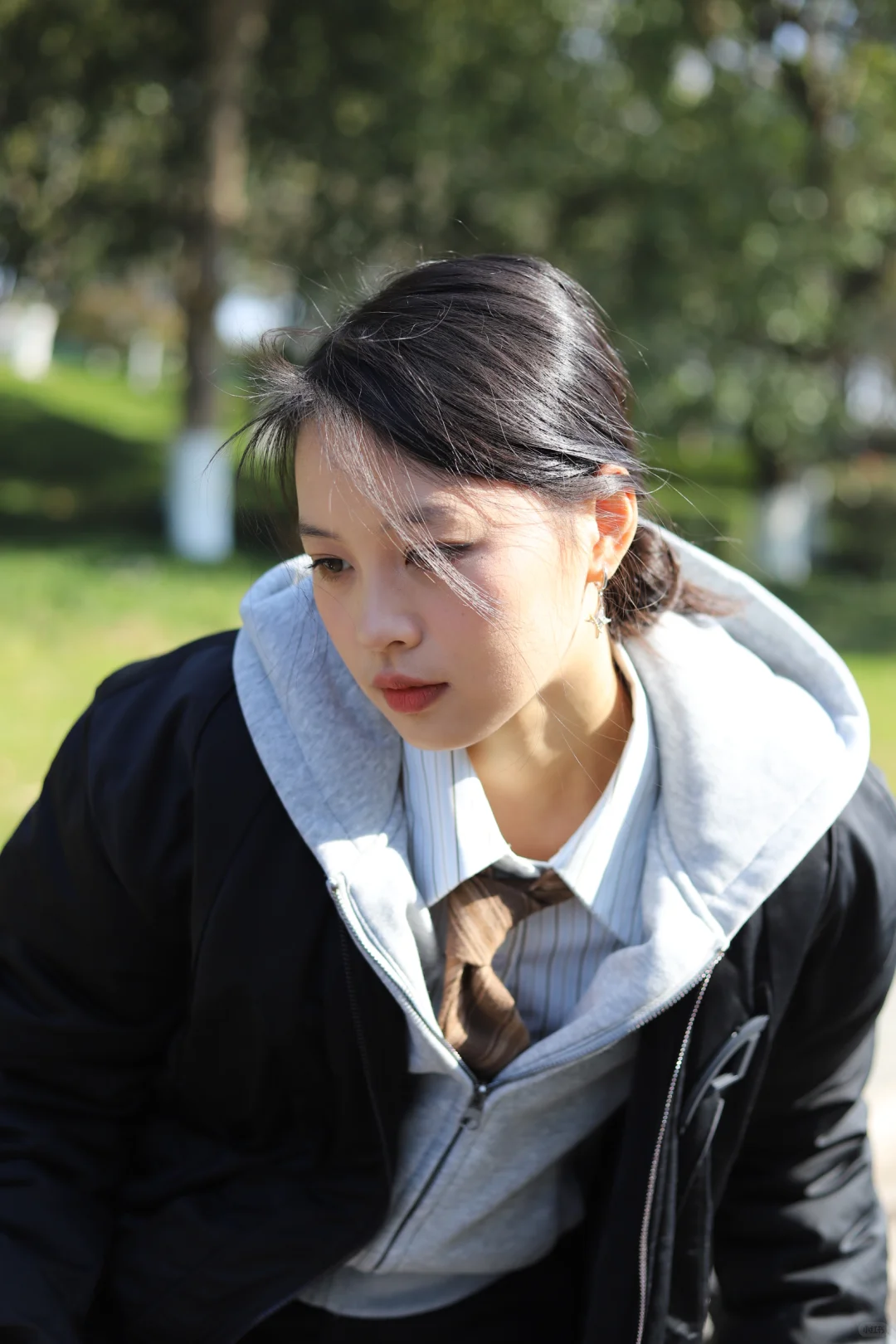 我选择了女生而不是男生帮我推车