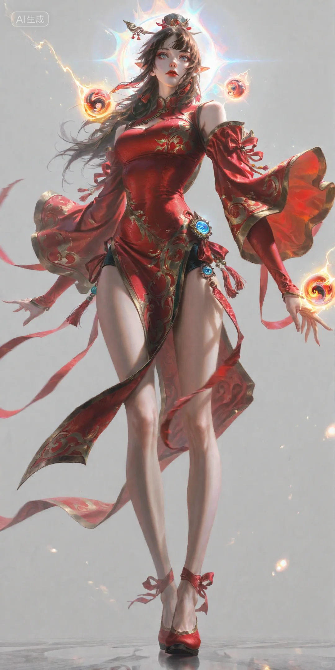 水墨画风、古风美人