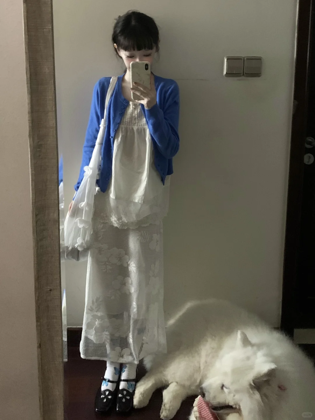 复古纯净蓝白