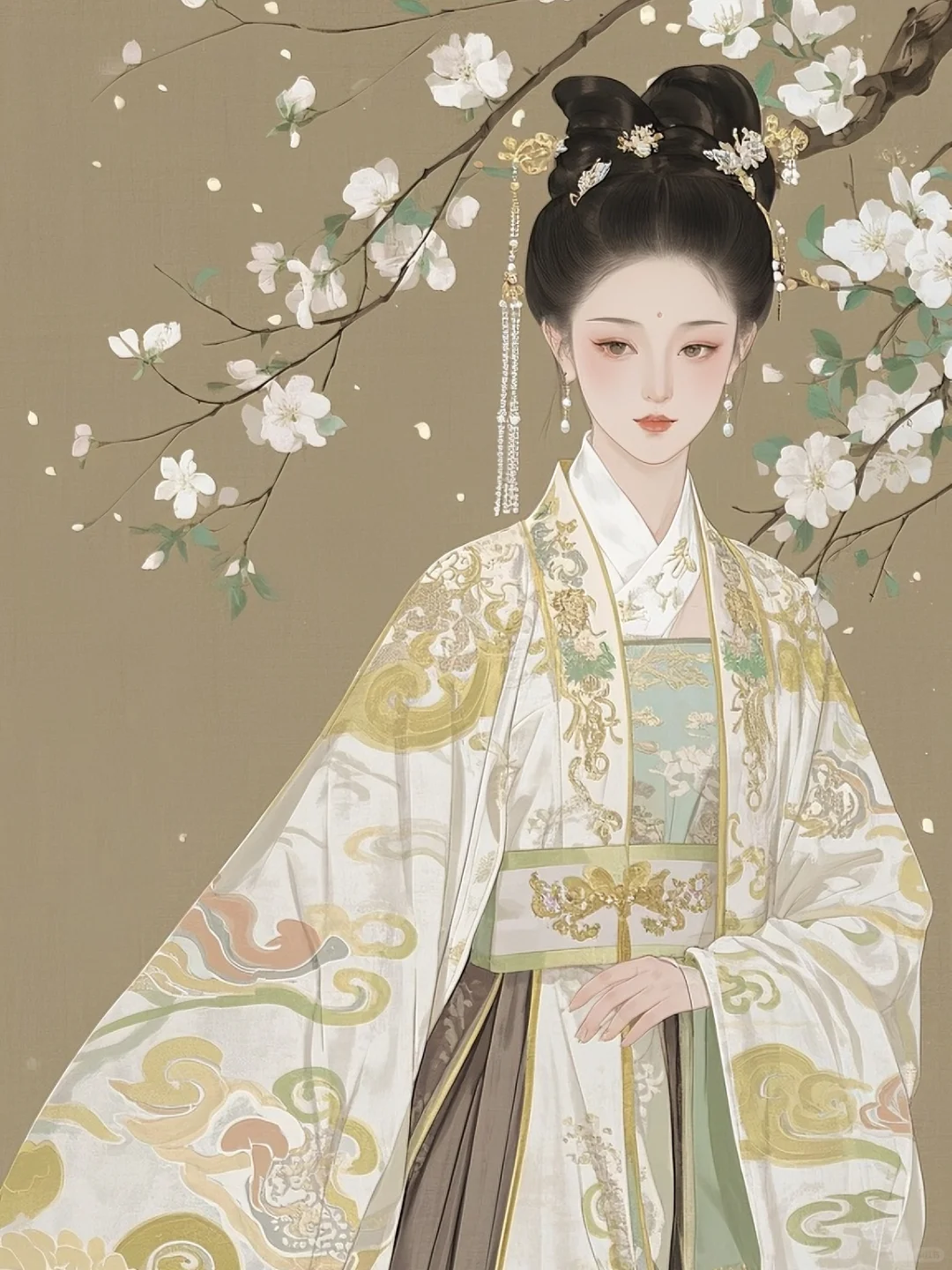“海棠未雨，梨花先雪，一半春休。”