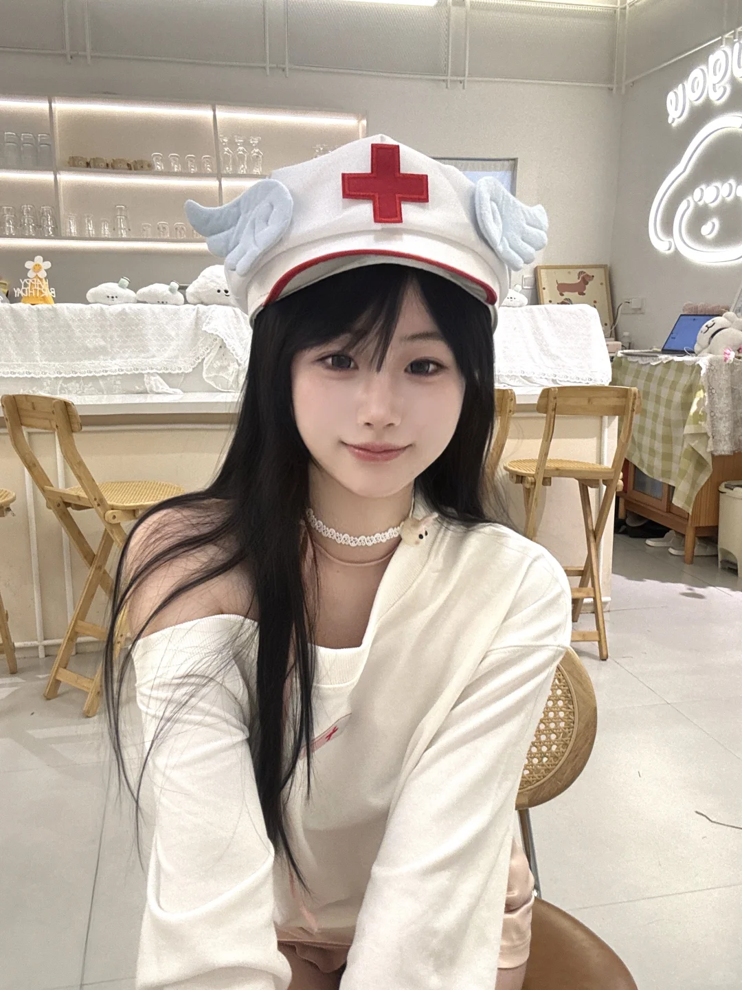 医疗系小天使 穿搭40%元素过万圣节吧 微过