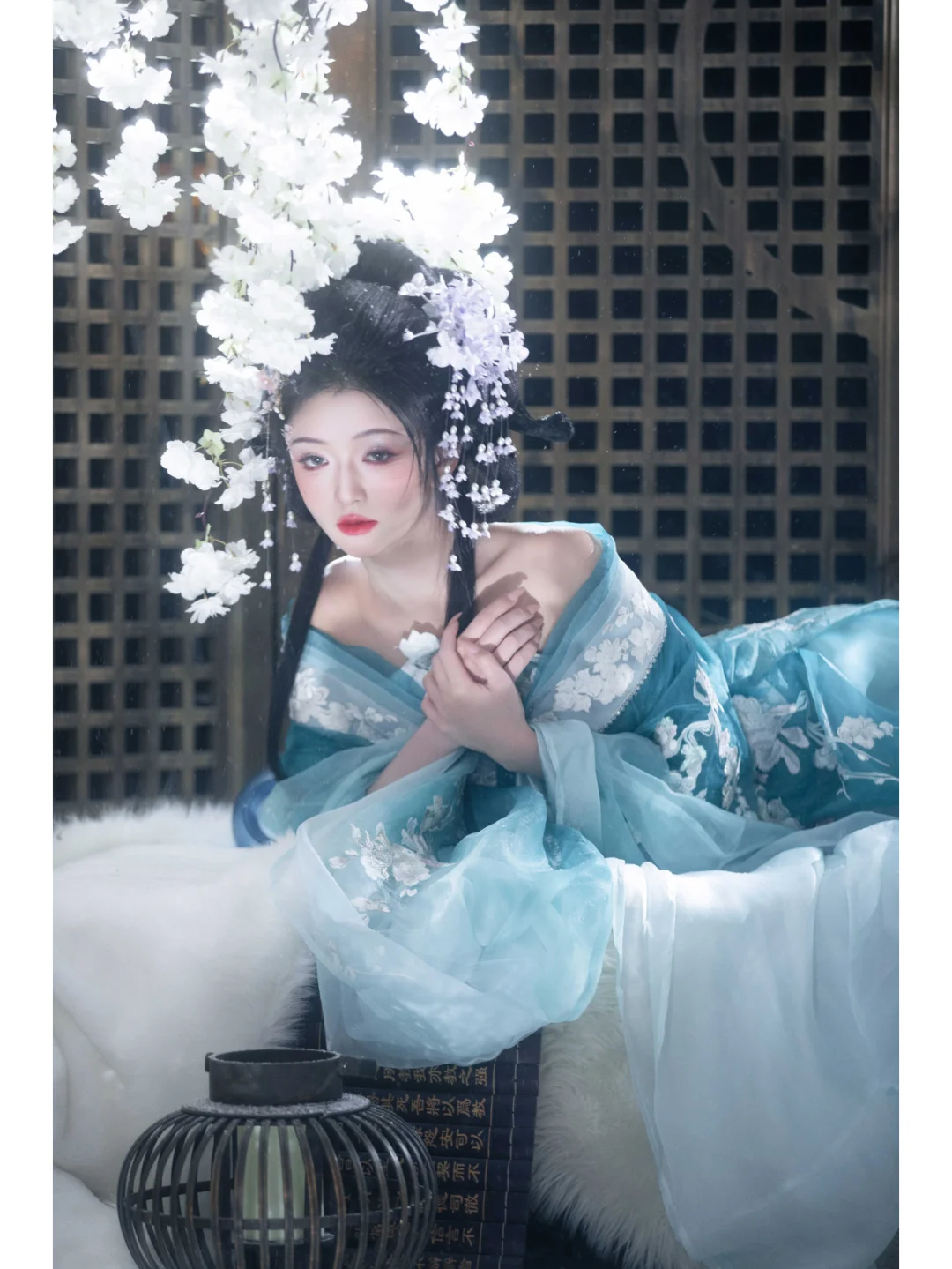 三更月,中庭恰照梨花雪🕊️冬日意境感写真