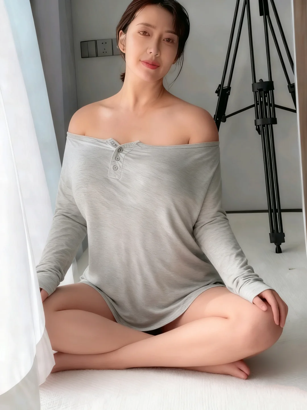 阿姨的沧桑,已经没有年轻的时候焕发