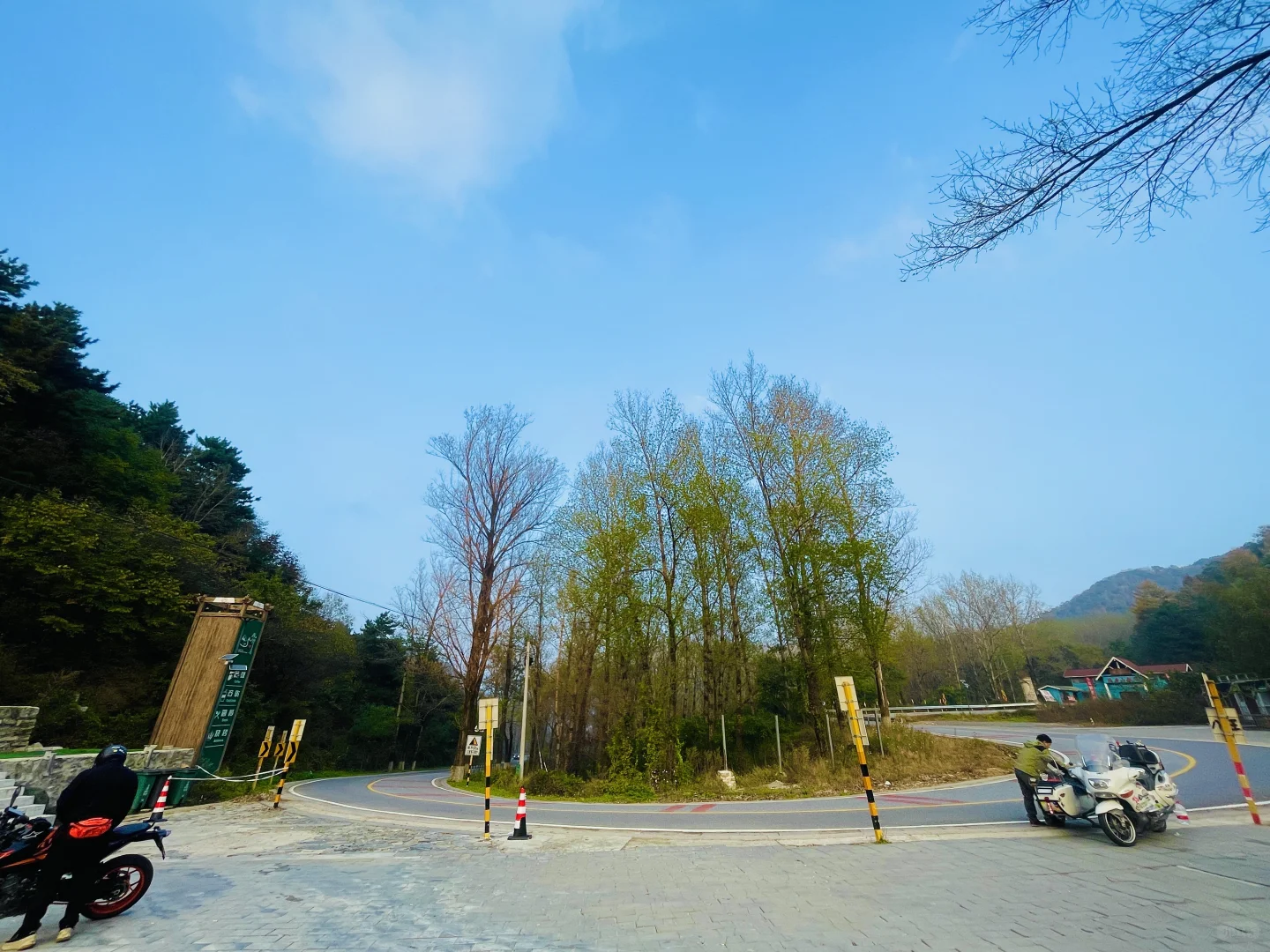 关于女骑手第一次跑山⛰️