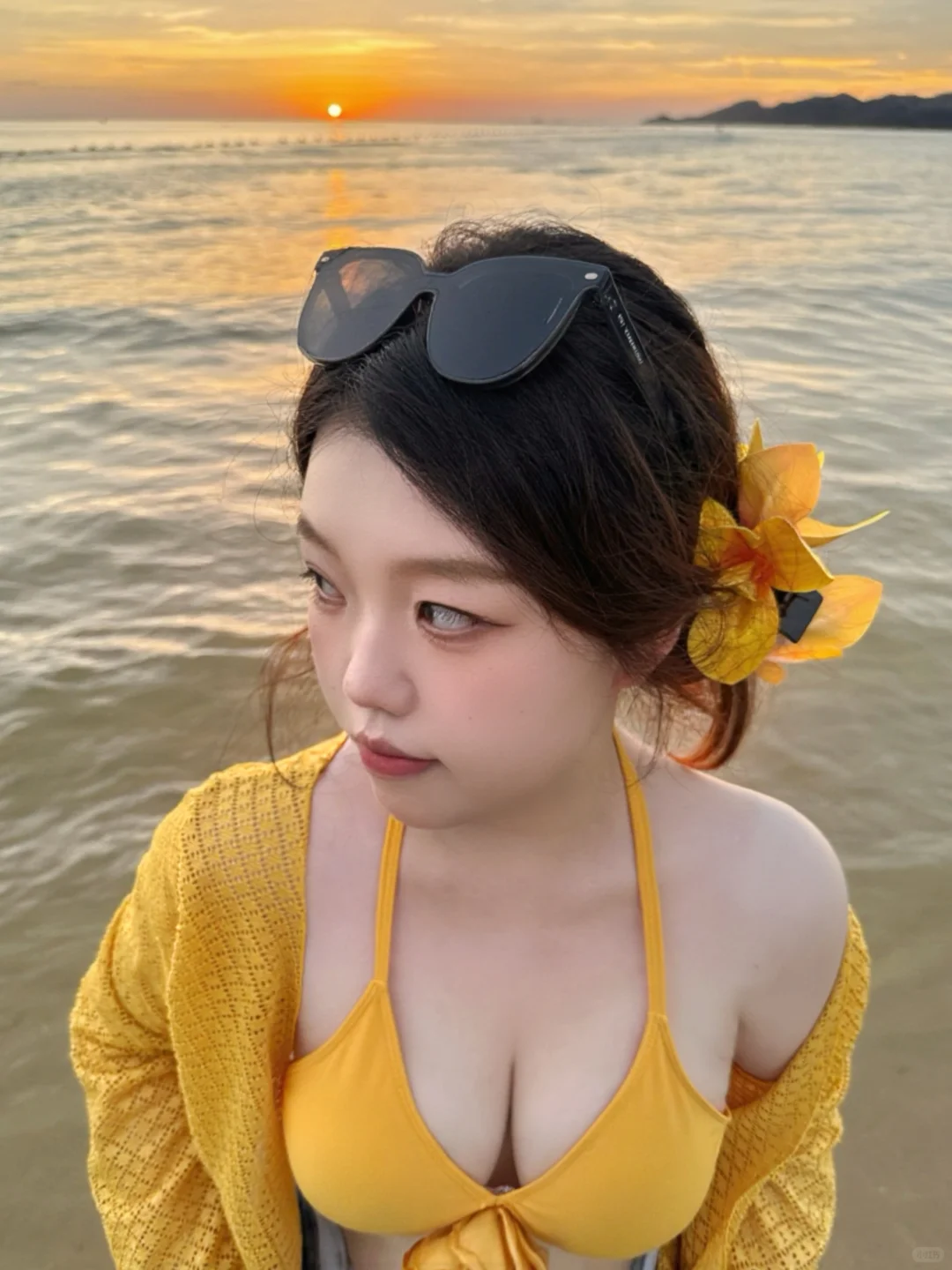 120多斤微胖小女孩的海岛日记👙