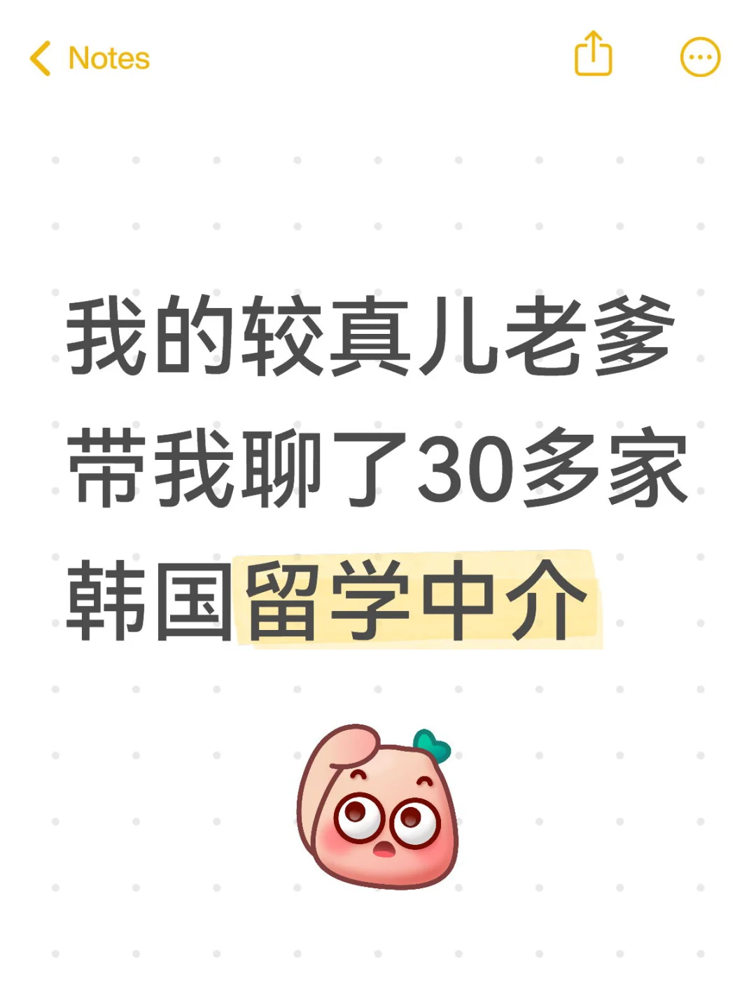 我的较真儿老爹带我聊了30多家韩国留学中介