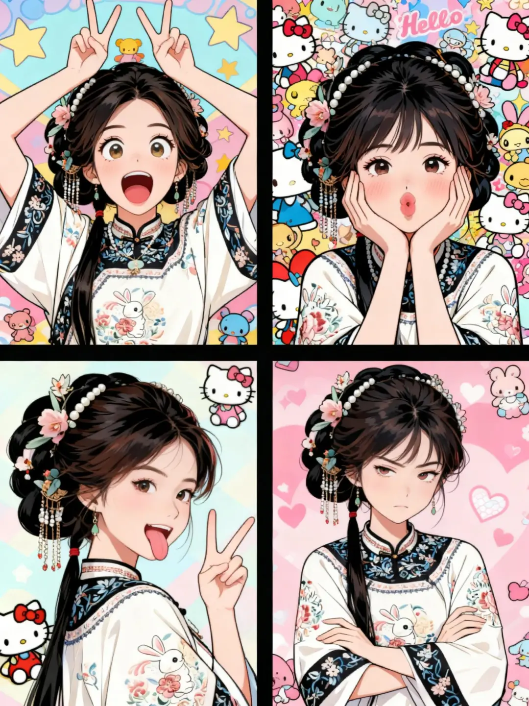** 🌸 清汉女：古韵悠长，风华绝代**