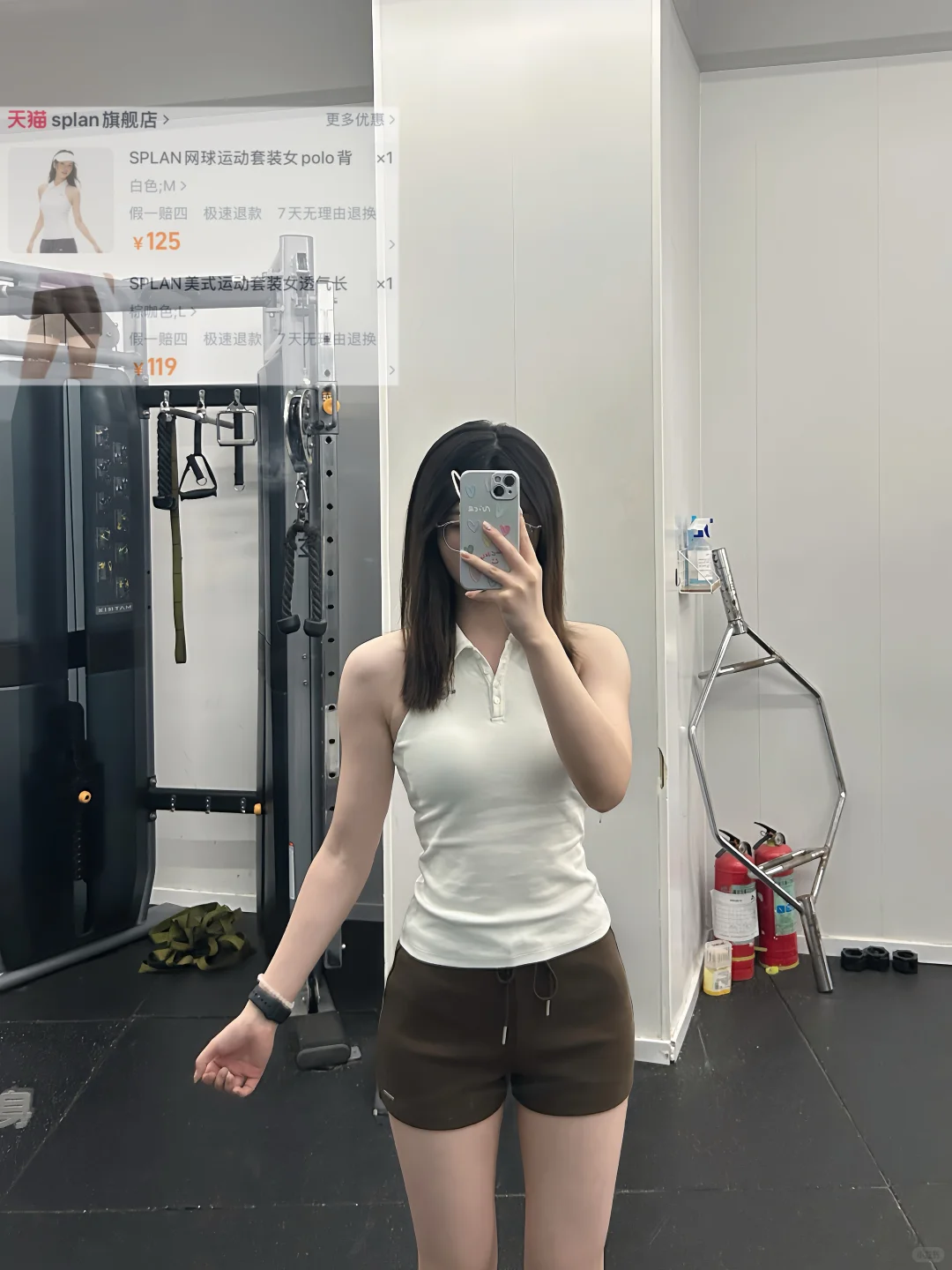 我的健身穿搭分享(3)练得漂亮也要穿的好看