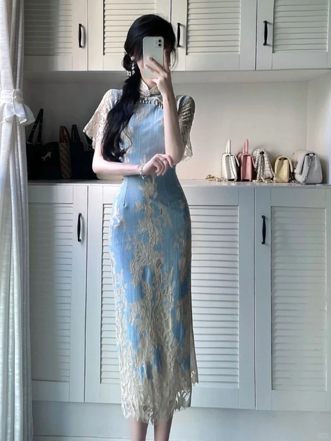 改良旗袍杀疯了💥 谁穿谁是人间富贵花