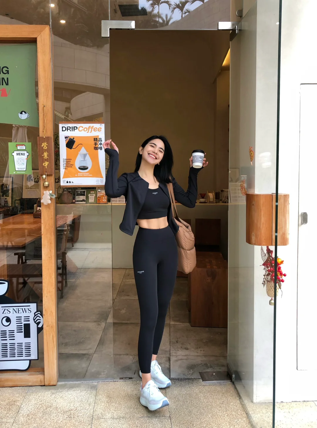 状态好心情好,运动女孩的快乐日常