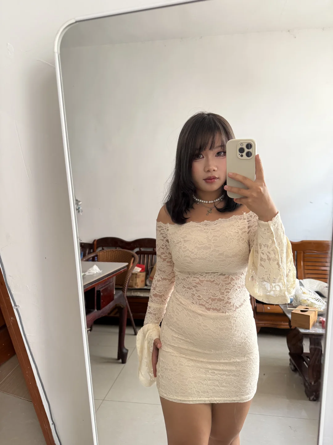 150cm｜105斤 紧身包臀裙真的超显身材😻