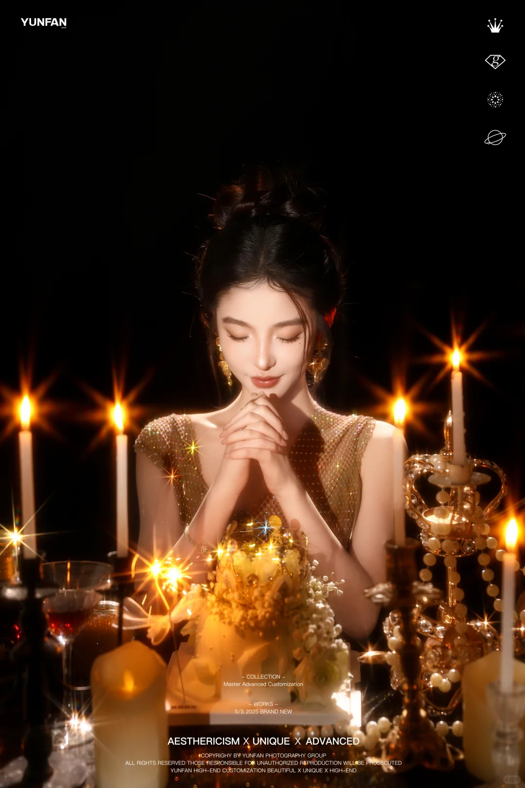 鎏金氛围感写真🍷简直是魅惑女王！！