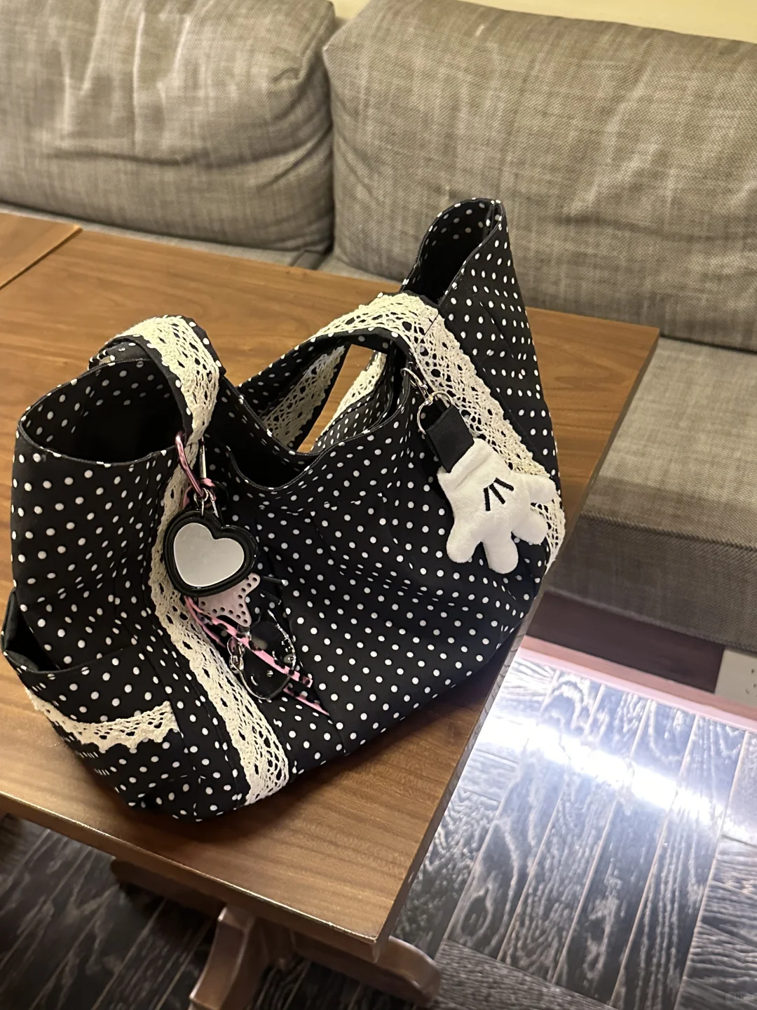 波点蕾丝🔗中古风太爱了🍂19.9💰绝绝子👜