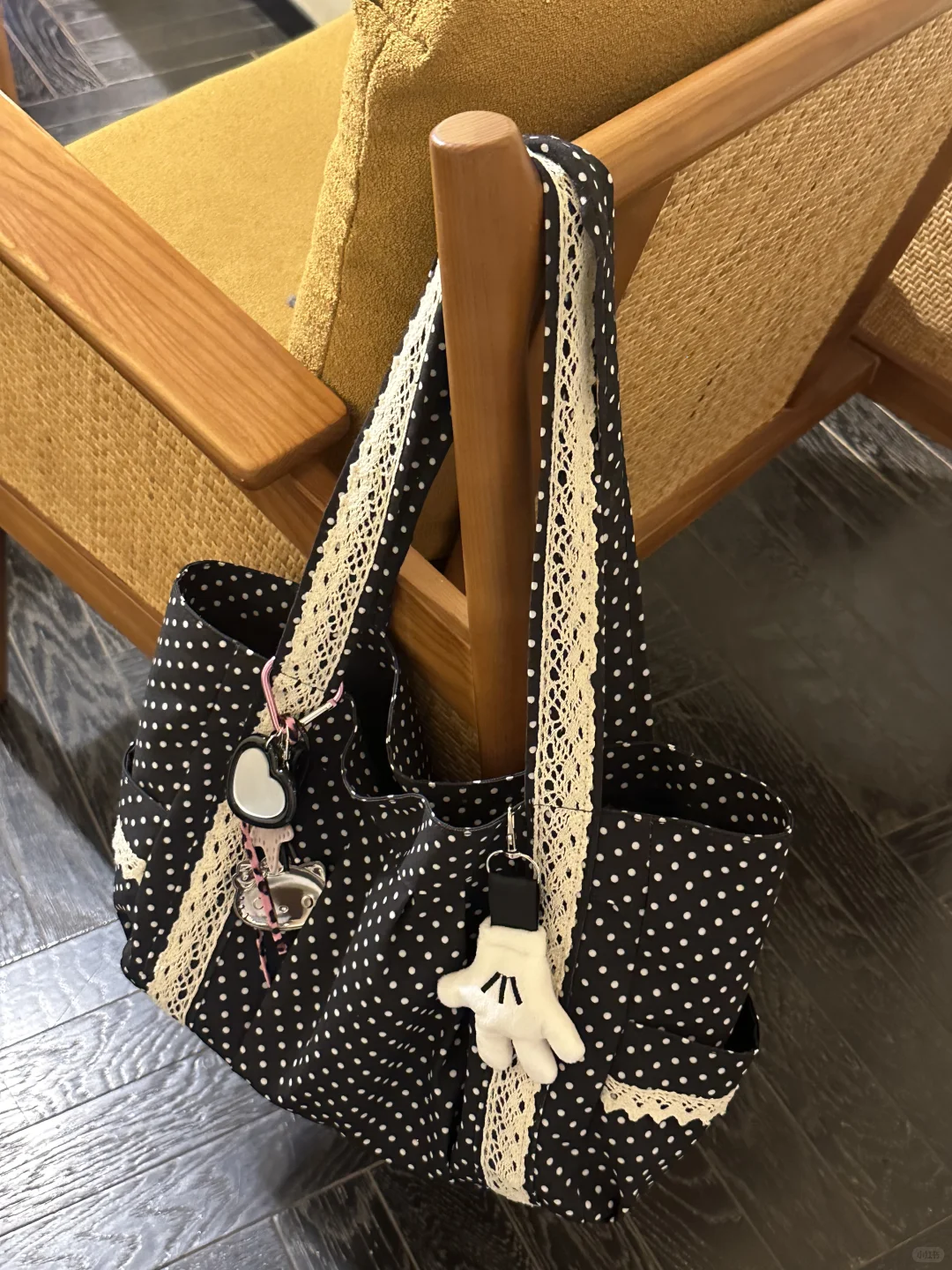 波点蕾丝🔗中古风太爱了🍂19.9💰绝绝子👜