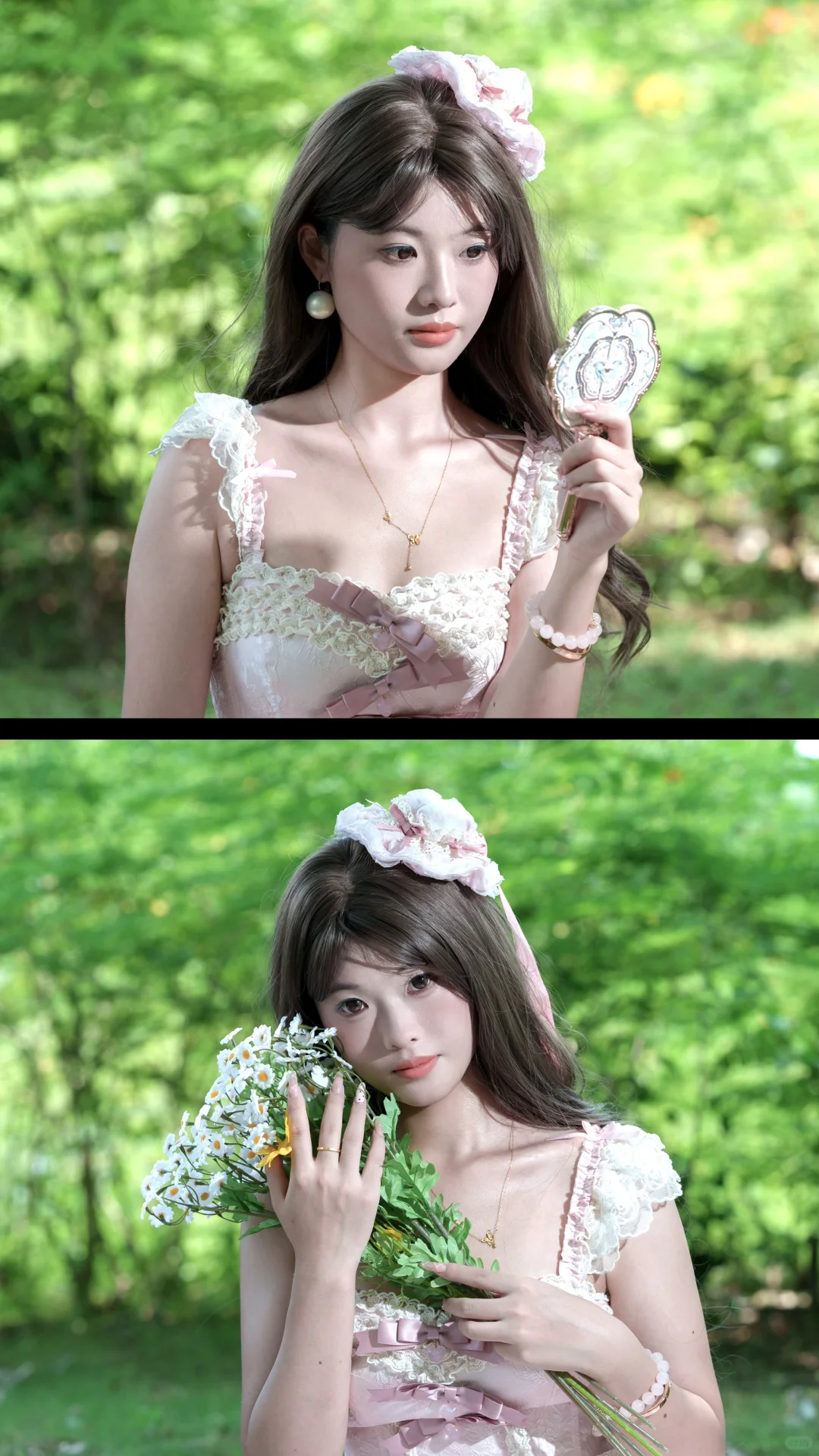 绿色氛围感森女写真🍃