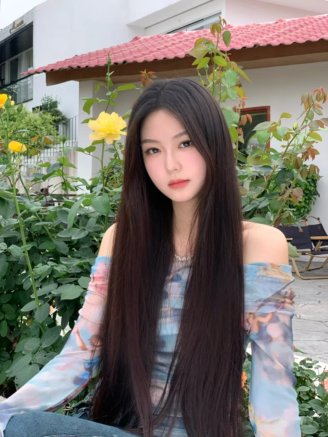 清冷感还得是长直发