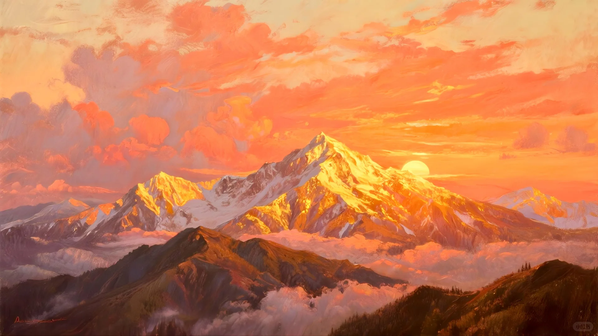 火土金背景图‖🌞⛰️💰