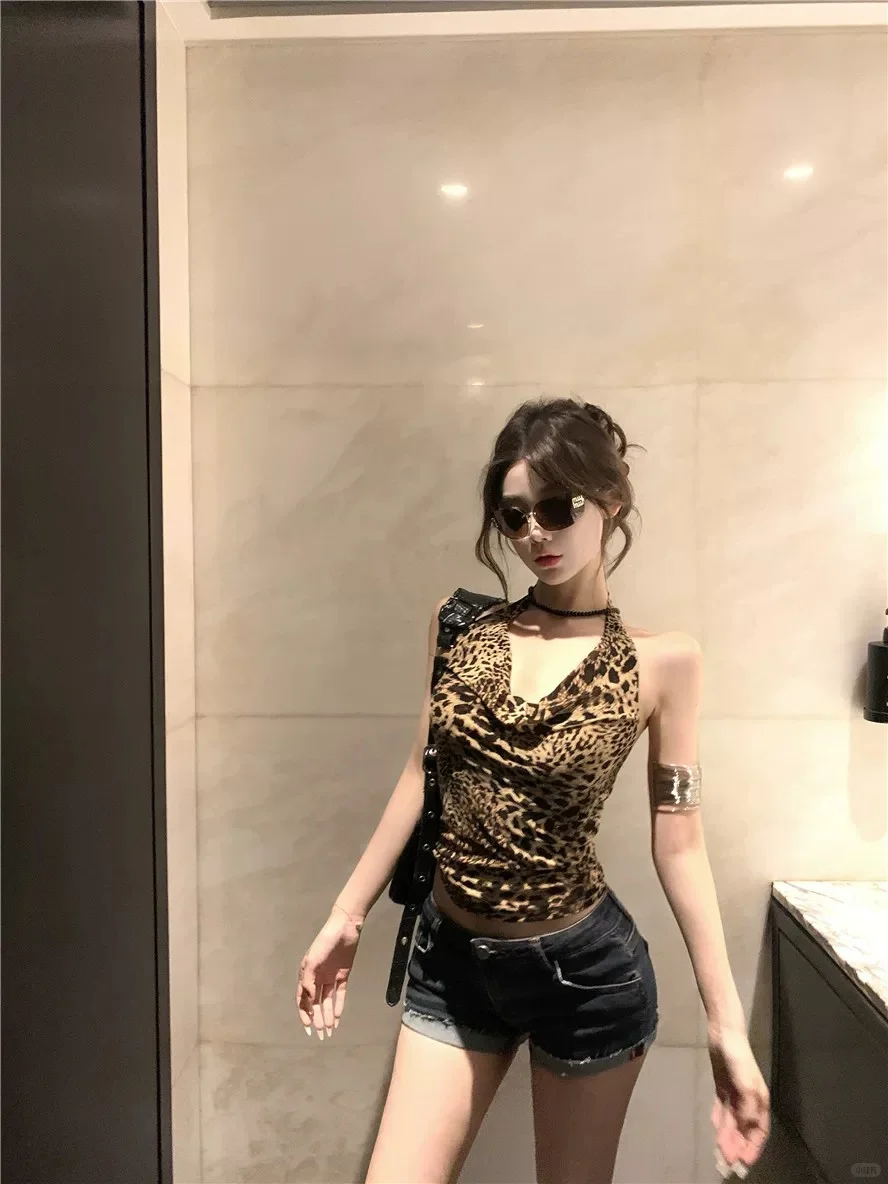 豹纹吊带🐆御姐显瘦的新宠儿🥰