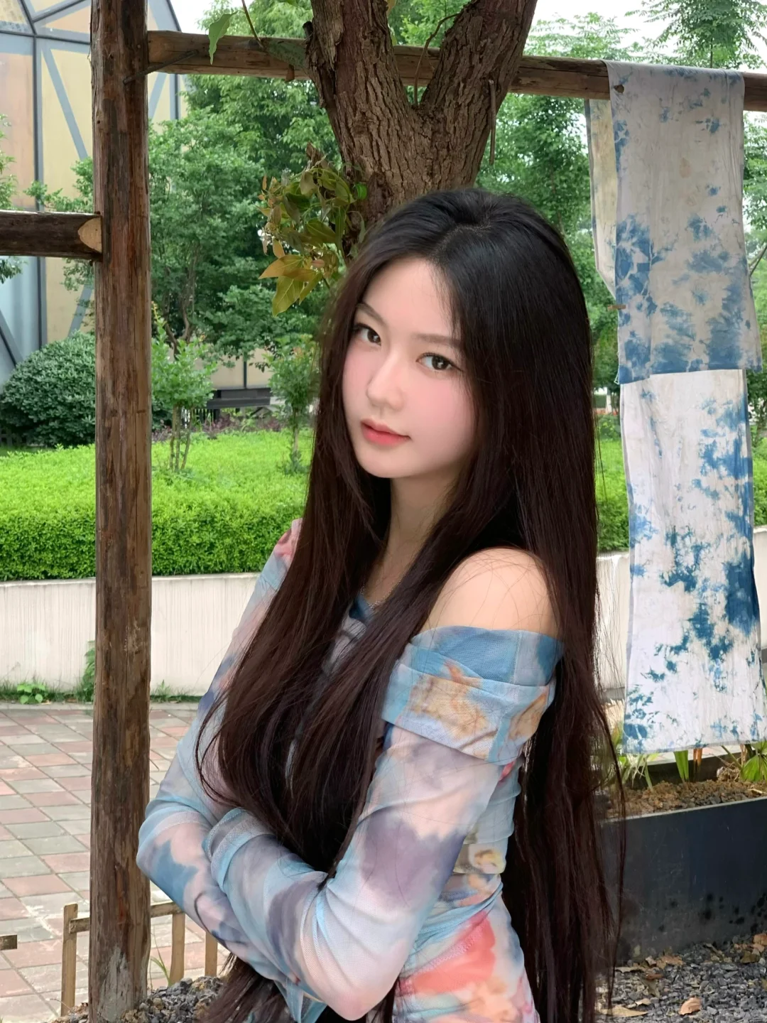 清冷感还得是长直发
