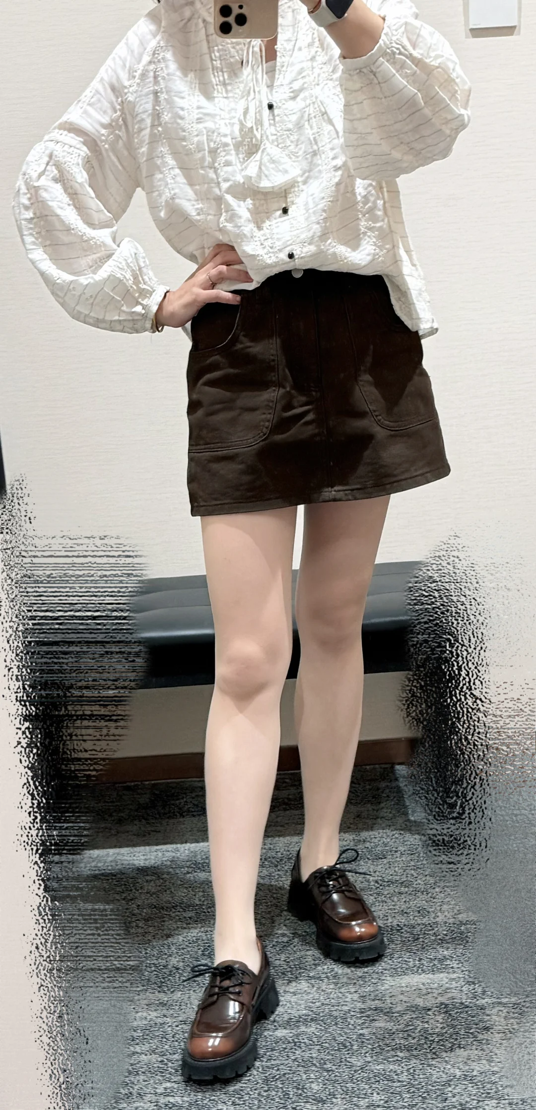 通勤穿搭 | 法式复古➕英伦学院➕肉丝碰撞