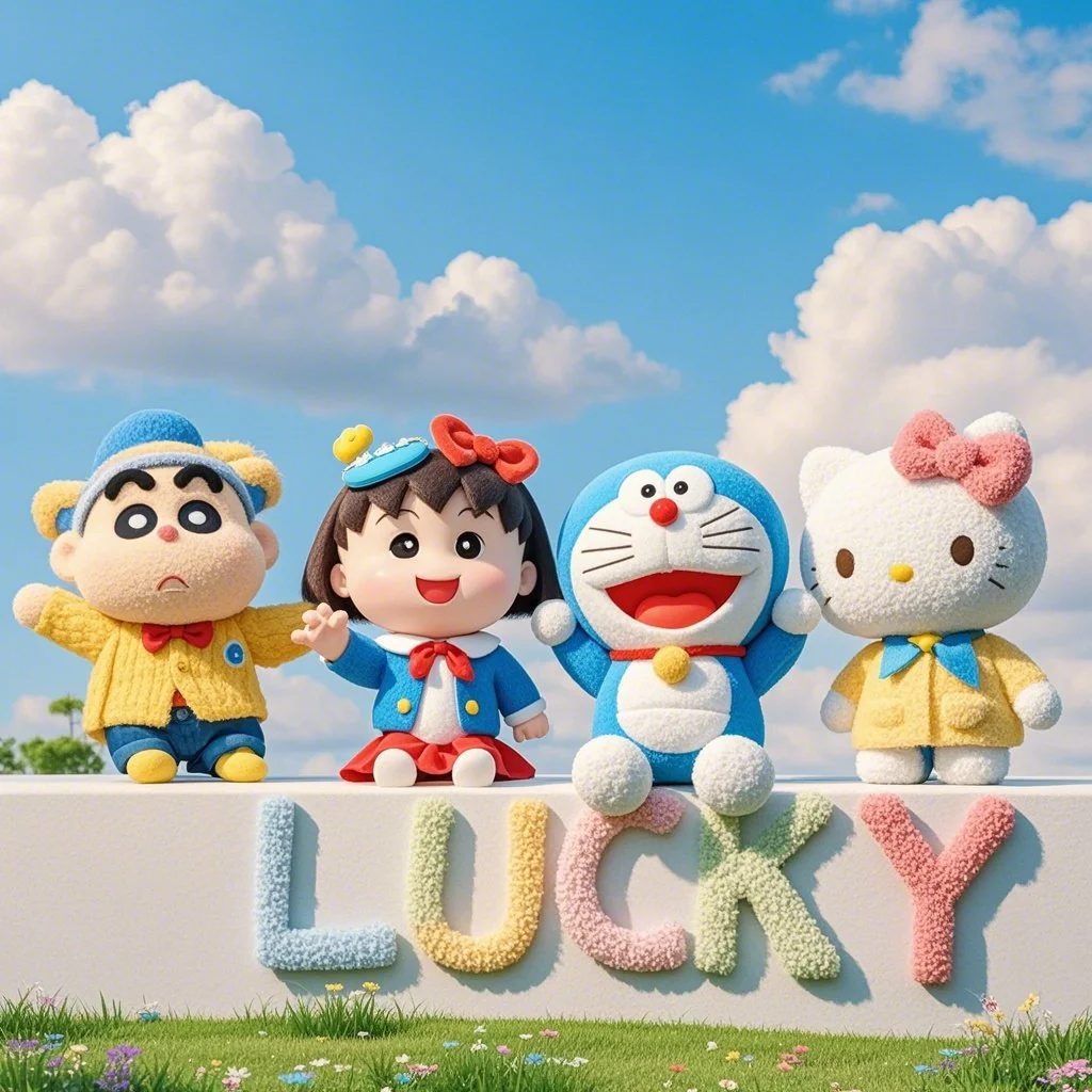 “2025祝我们好运连连‖可爱治愈系背景图”