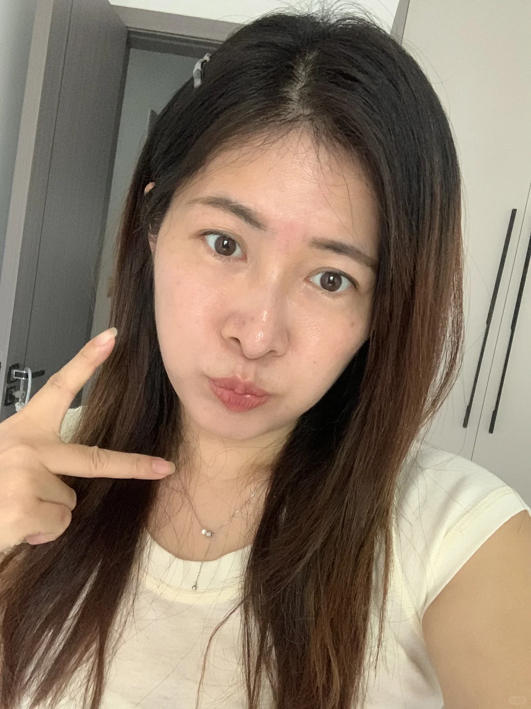 40+无美颜无滤镜的原图状态～