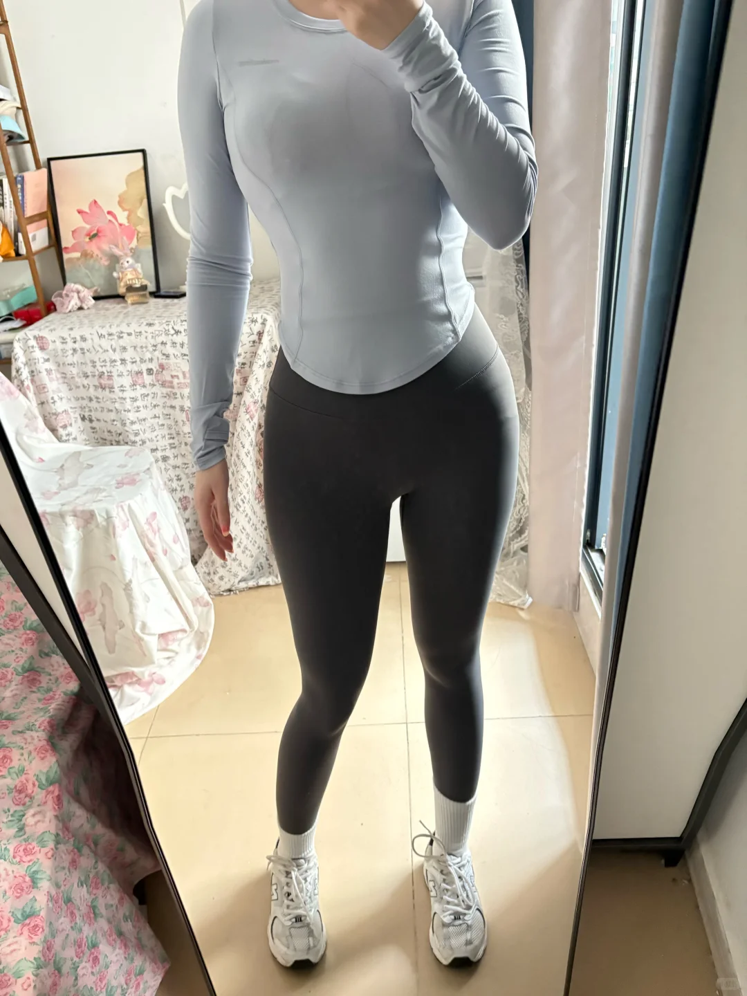 清爽配色瑜伽服～