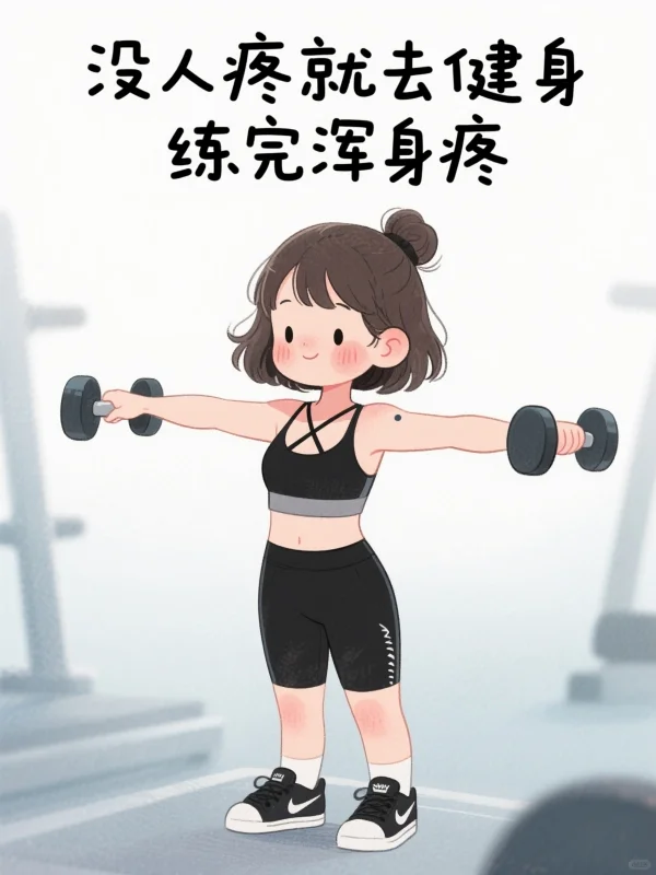 女生健身的8个沙雕瞬间,笑到出现腹肌😂