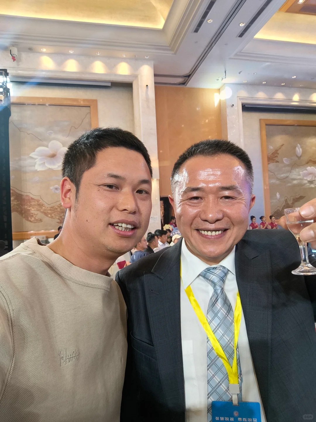 向优秀的健之佳股份董事长蓝波学习