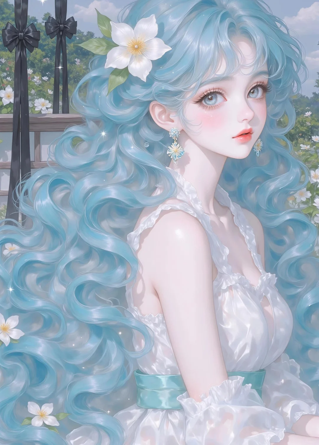 二次元仙女唯美头像